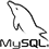 MySQL logo.